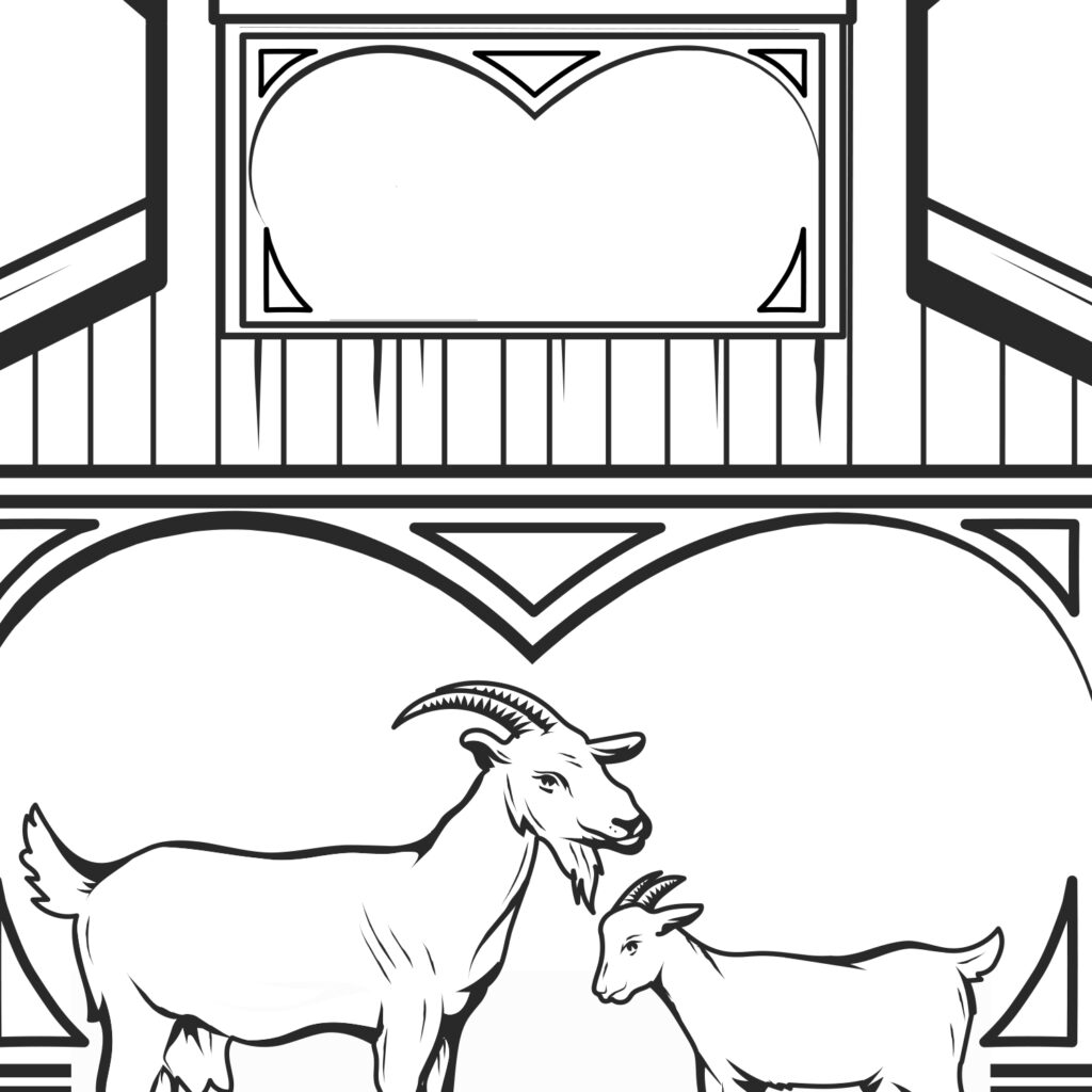 goat farm logo closeup